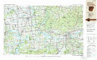 1978 Map of Fort Smith, AR — High-Res, 1986 Print | Pastmaps